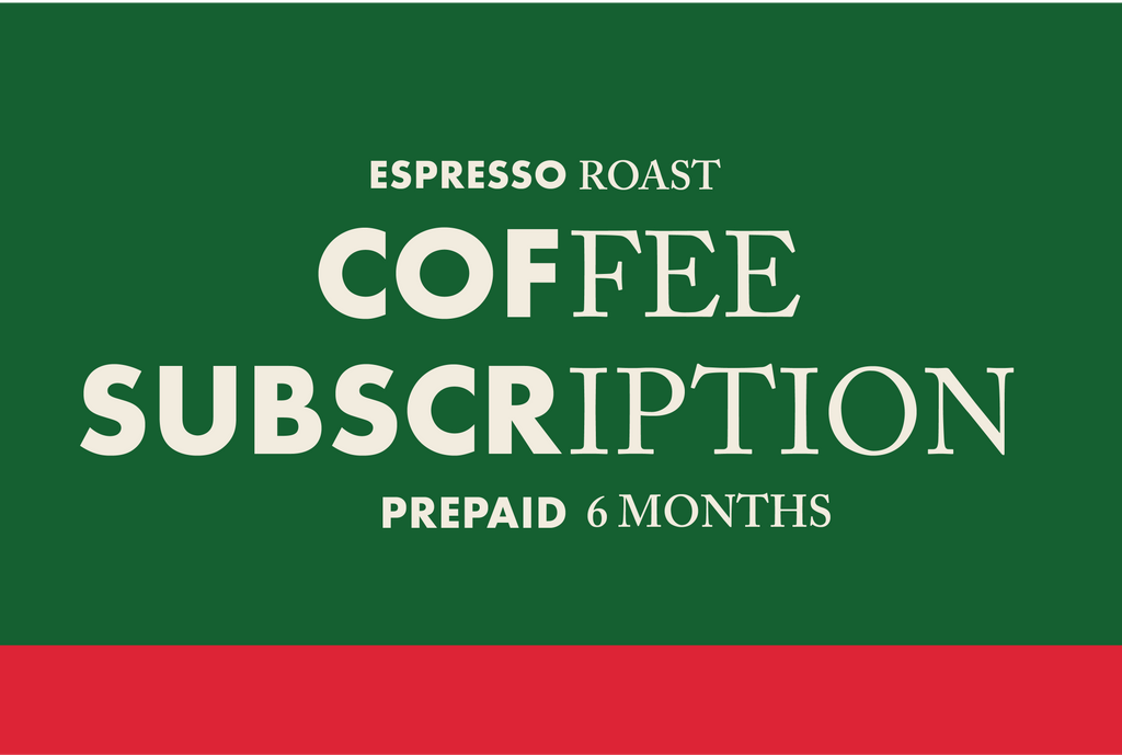 Prepaid BB Brew Club Subscription - 6 Months [Espresso Roast]