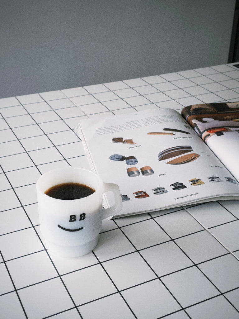 Milk Glass Mug