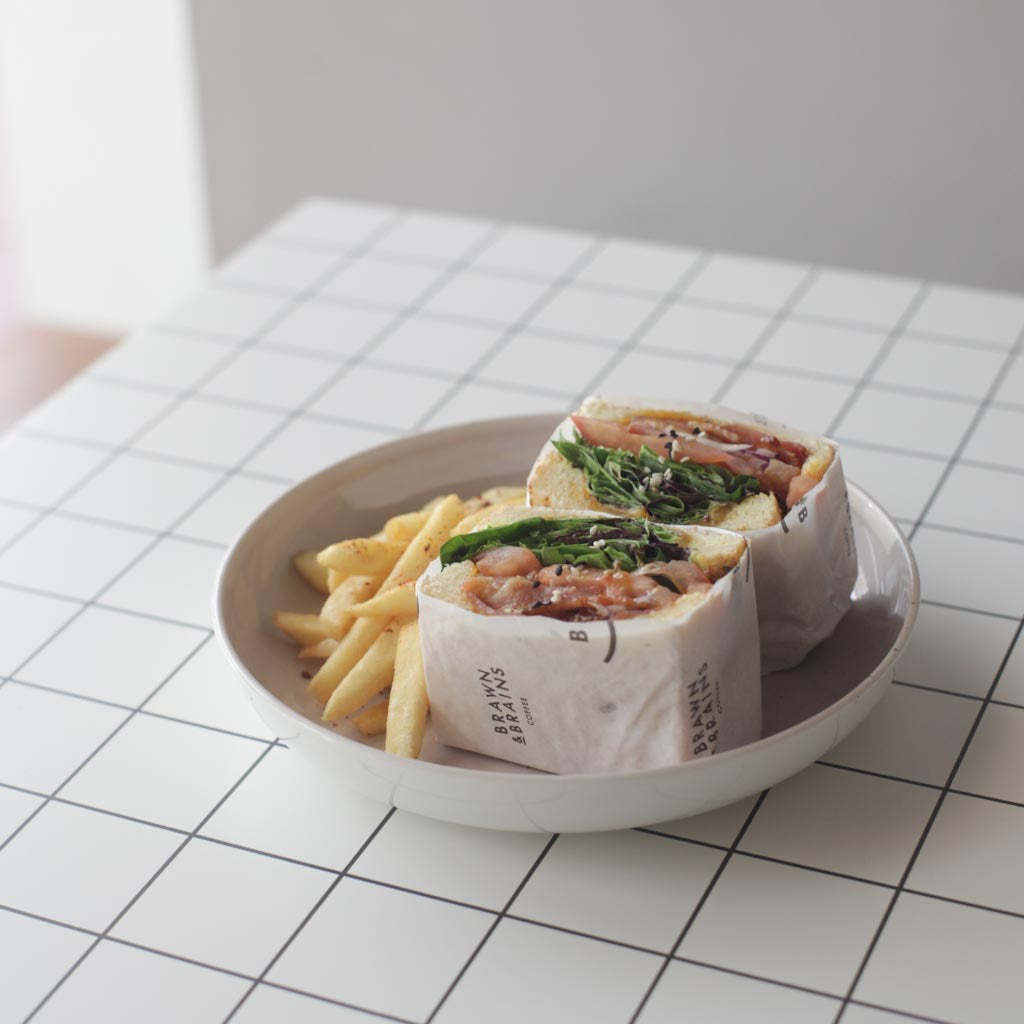 BLT On House -Made Sourdough Flatbread