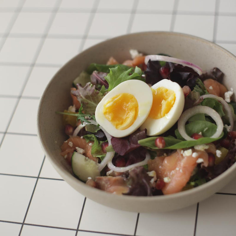 Orange Vinaigrette and Smoked Salmon Salad