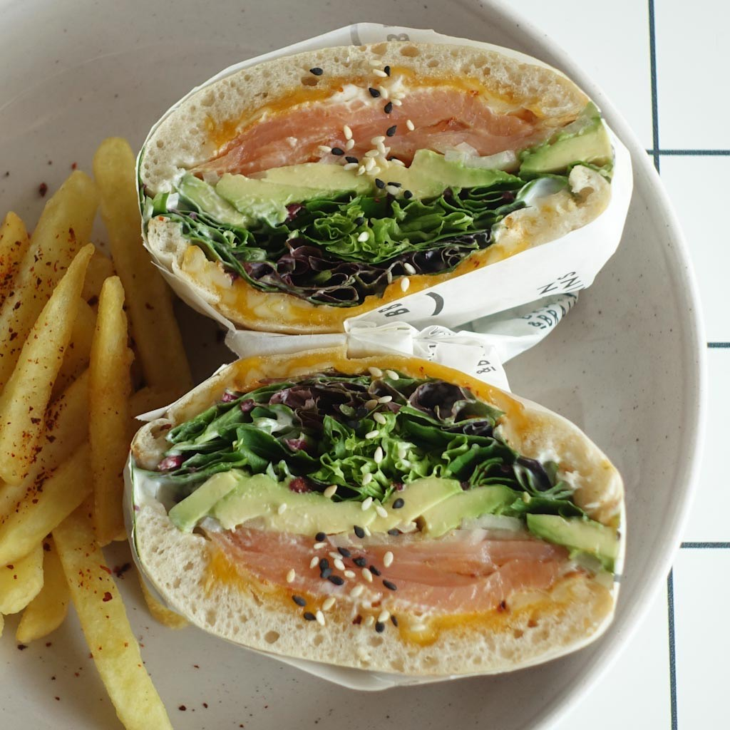 Smoked Salmon & Avocado Sando