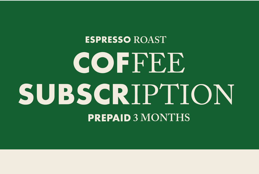 Prepaid BB Brew Club Subscription - 3 Months [Espresso Roast ]